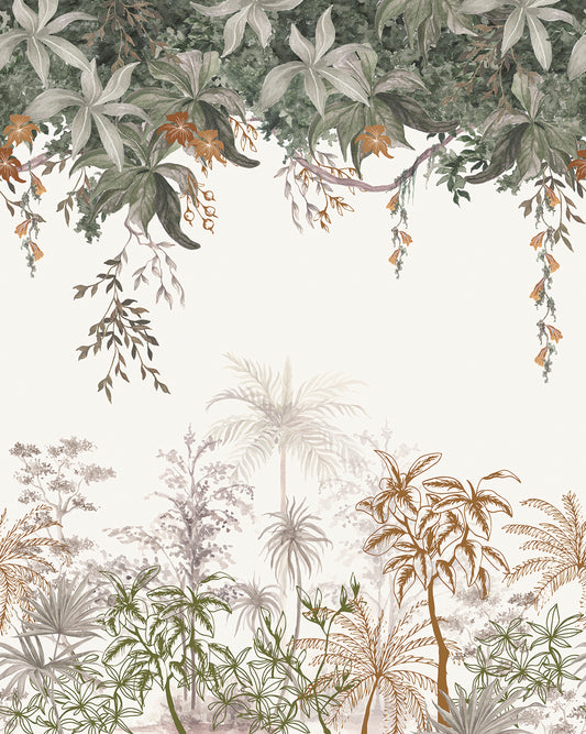 Papier peint panoramique "Jungle indonésienne"  LILIPINSO