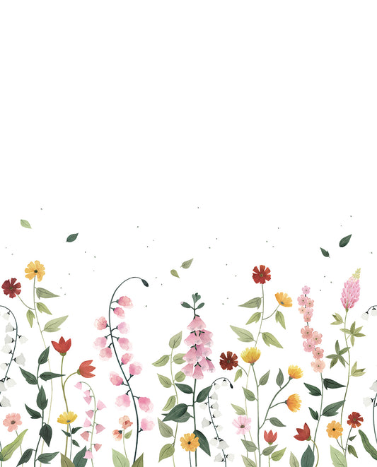 Papier peint panoramique "Jolie fleurs" LILIPINSO