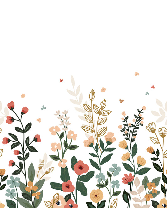 Papier peint panoramique "Fleurs du printemps" LILIPINSO