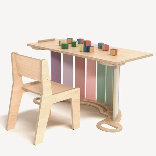 Arche d'équilibre + planche + chaise BUSYKIDS