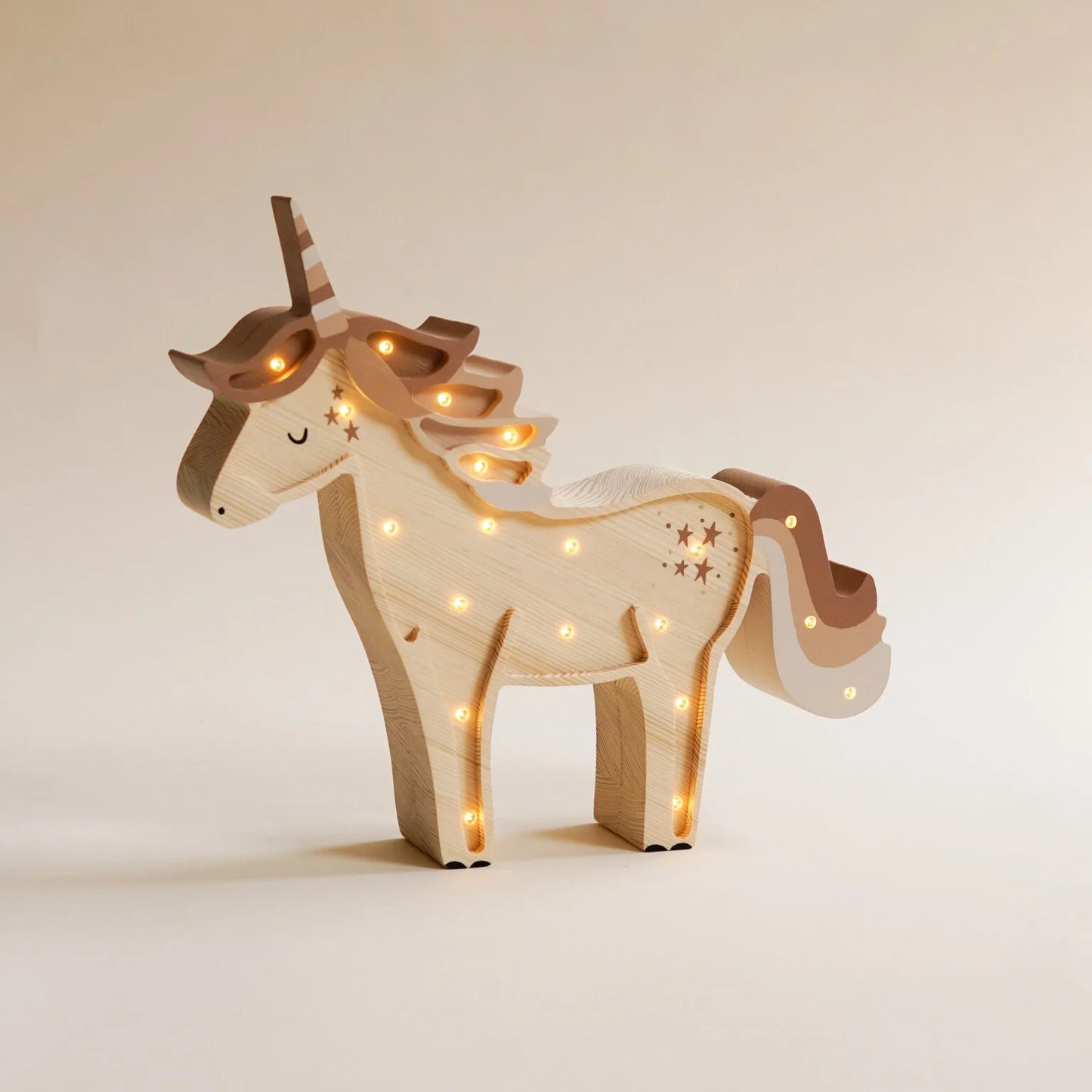 ROOMGAGA wooden unicorn lamp