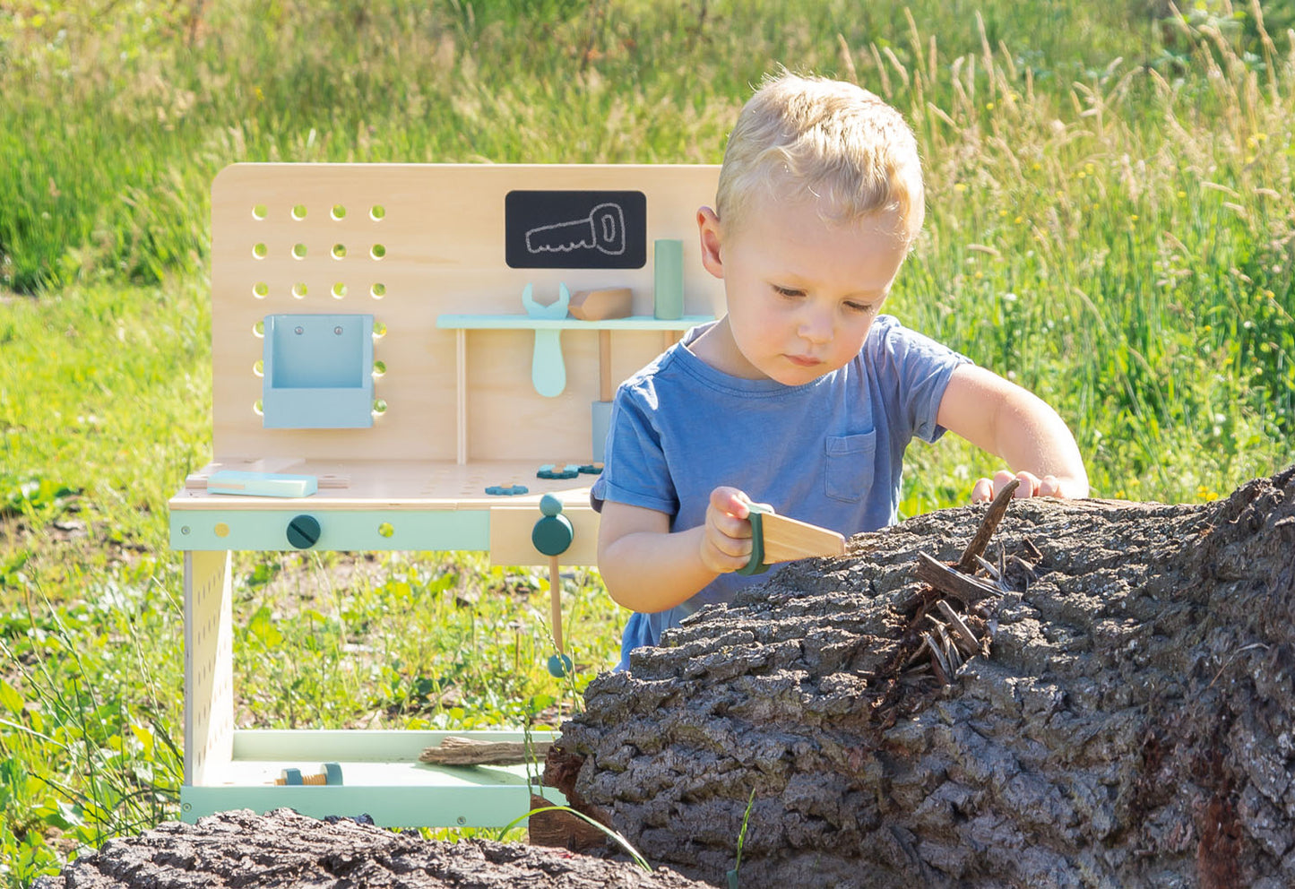 Etabli de bricolage en bois "Jupp"