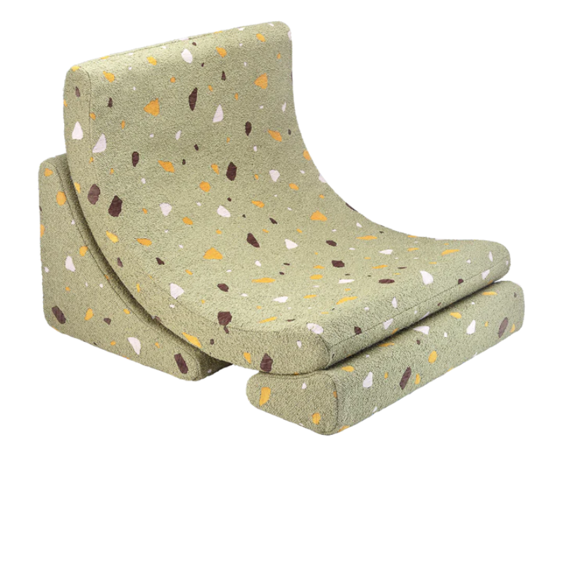 Fauteuil "Moon" en teddy "Terrazzo" - WIGIWAMA