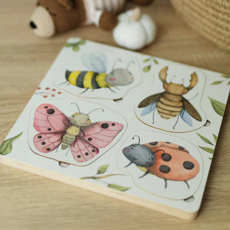 Puzzle en bois: Le cycle de vie des insectes ODEAS