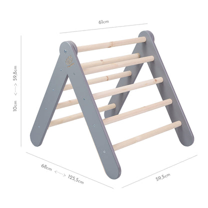 Triangle de motricité "Pikler" + planche 2 en 1 MEOWBABY