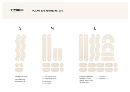 Balance beam S "Polku" FITWOOD