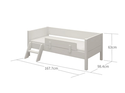 Lit junior avec barrière de sécurité et échelle FLEXA