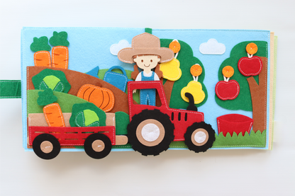 Silent book “The farm” From 2 to 5 years old HABI KIDS