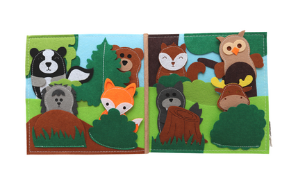 Silent book “Animals” From 2 to 5 years old HABI KIDS