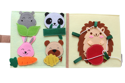 Silent book “Animals” From 2 to 5 years old HABI KIDS