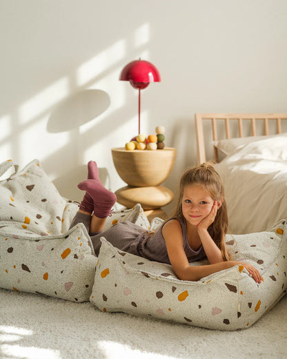 Poufs en teddy "Terrazzo" WIGIWAMA