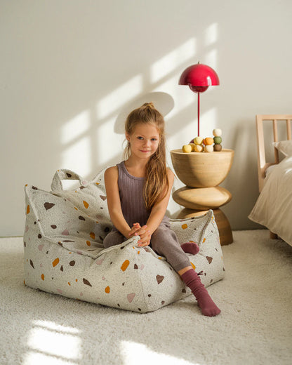 Poufs en teddy "Terrazzo" WIGIWAMA