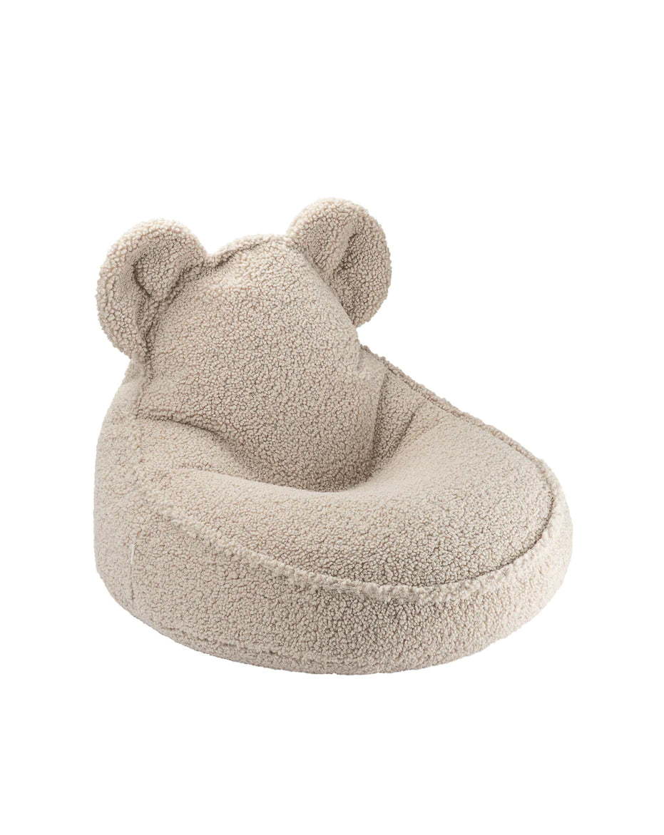 “Bear” pouf in teddy WIGIWAMA