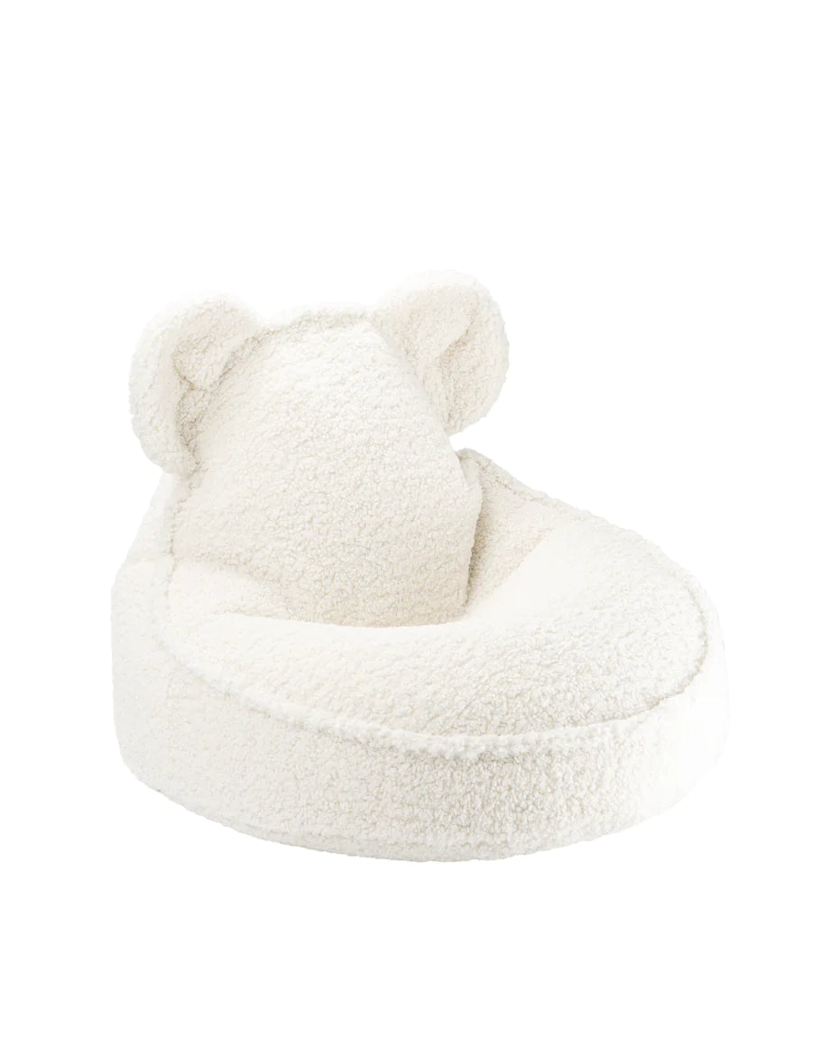 “Bear” pouf in teddy WIGIWAMA