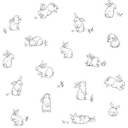 Children's wallpaper "Little rabbit pattern" LILIPINSO