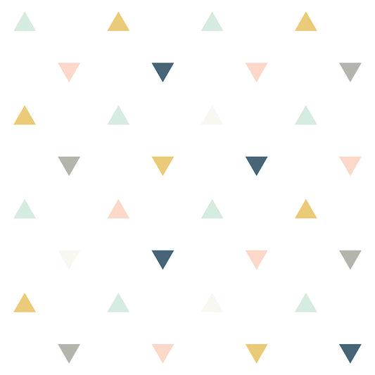 Papier peint enfants "Motif triangles" LILIPINSO