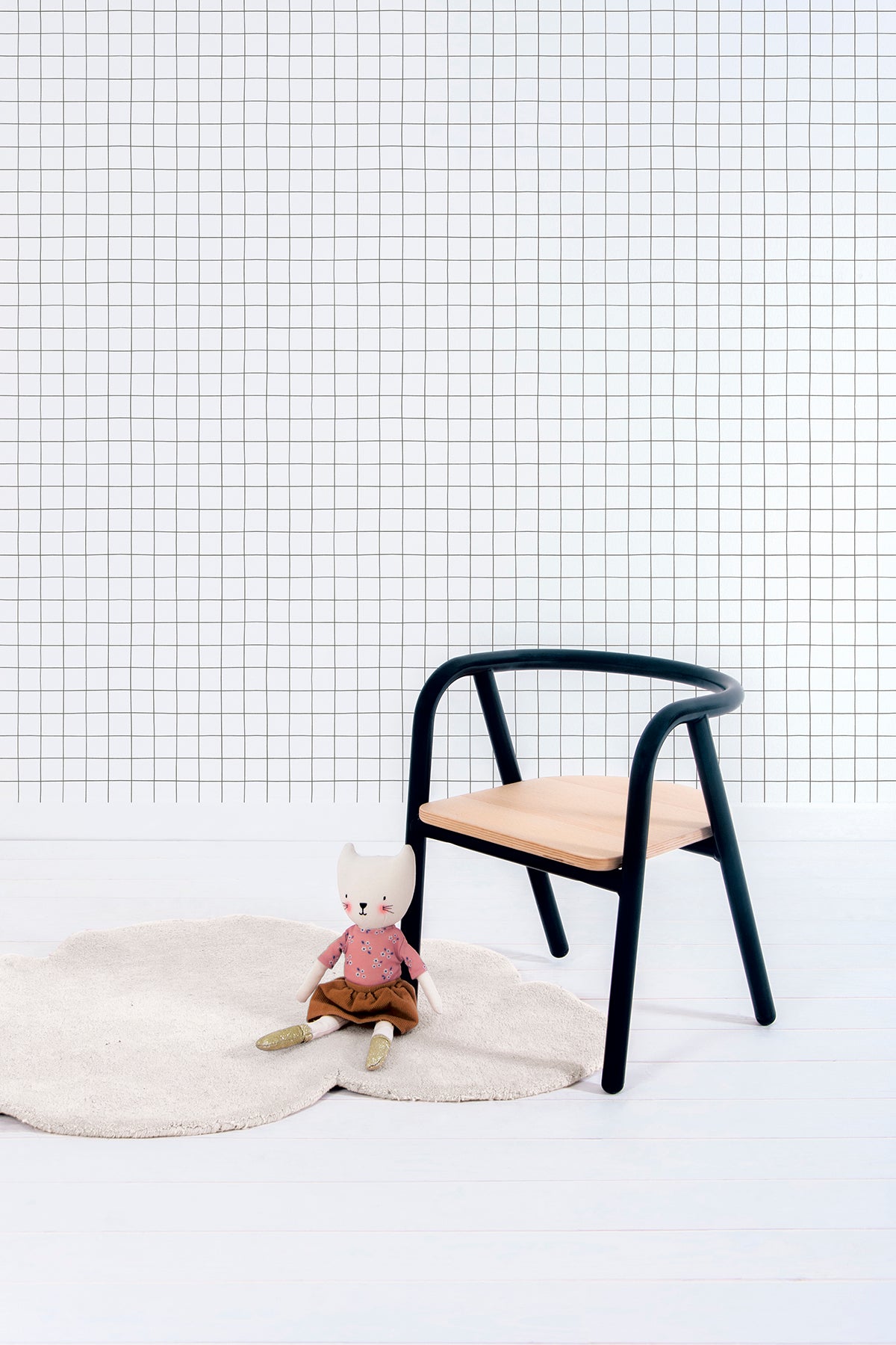 Children's wallpaper "Grid pattern" LILIPINSO