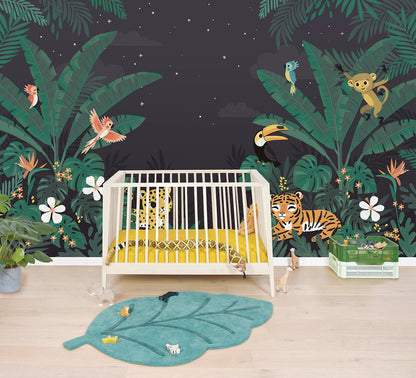 Panoramic wallpaper "Jungle animals" LILIPINSO