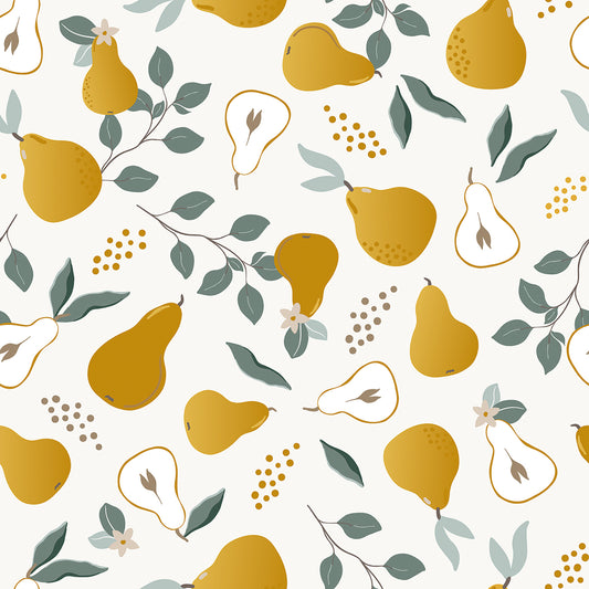 Children's wallpaper "Pears pattern" LILIPINSO