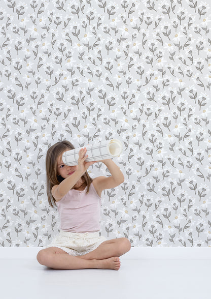 Children's wallpaper "Daisy pattern" LILIPINSO