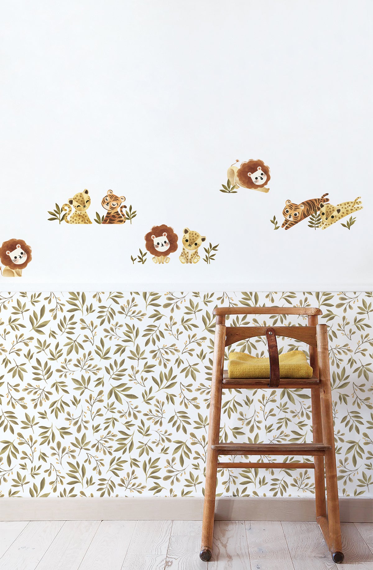 Children's wallpaper "Greenery pattern" LILIPINSO