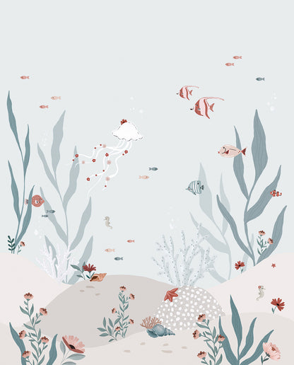 Panoramic wallpaper “Underwater life” LILIPINSO