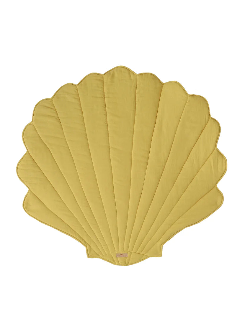 “Shell” linen rug MOI MILI