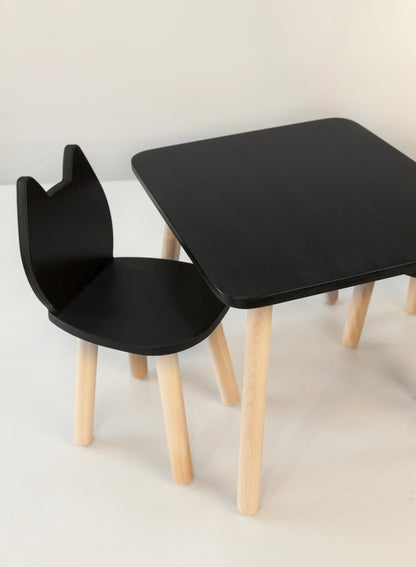 Ensemble table et chaise "chat" 4-7 ans ODEAS