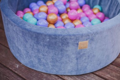 MEOWBABY Velvet “Flowers” ​​Round Ball Pool