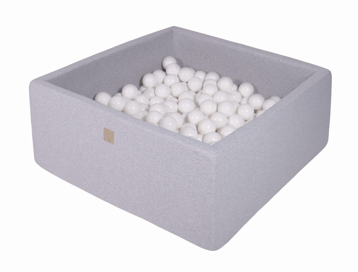 Light gray square fabric ball pool + 400 MEOWBABY balls