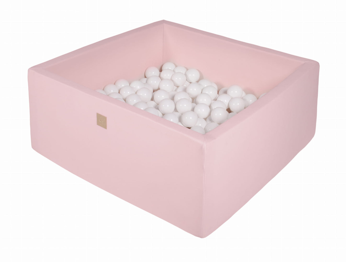 Pink square fabric ball pool + 400 MEOWBABY balls