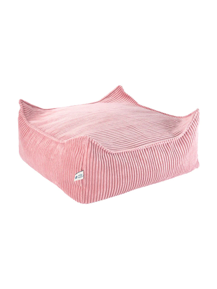 Pouf carré en velours WIGIWAMA