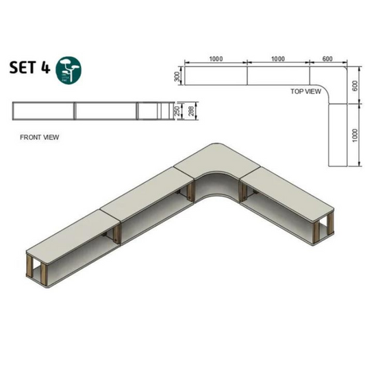 Montessori Lola plank: Set nr. 4