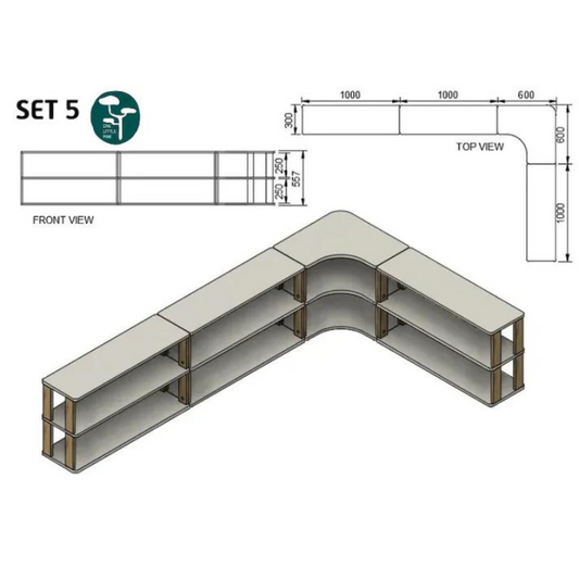 Montessori Lola plank: Set nr. 5