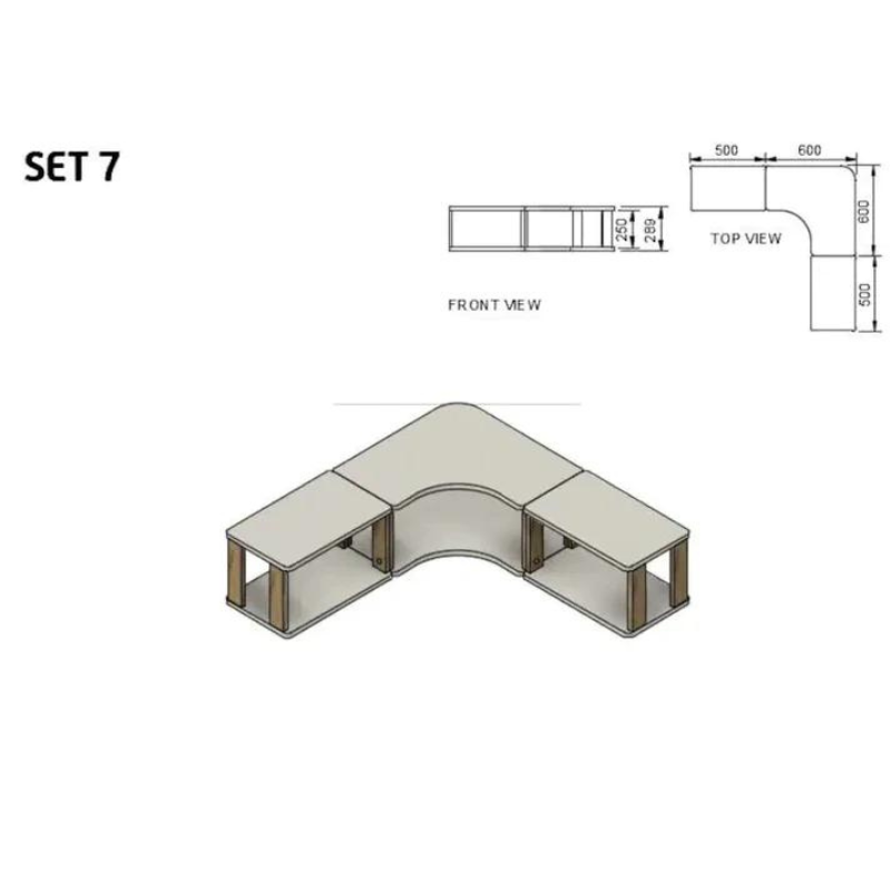 Montessori Lola plank: Set nr. 7