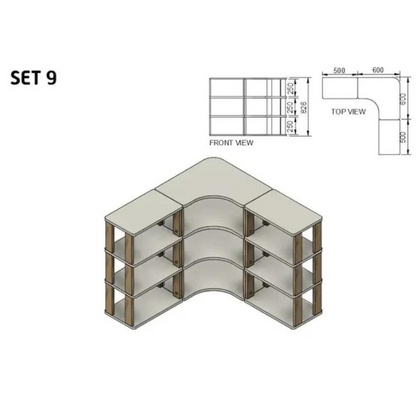 Montessori Lola plank: Set nr. 9