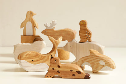 WOOD CARE Arctic Animal Set