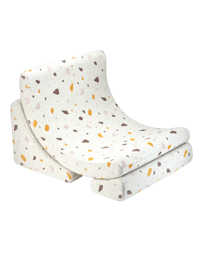 Fauteuil "Moon" en teddy "Terrazzo" - WIGIWAMA