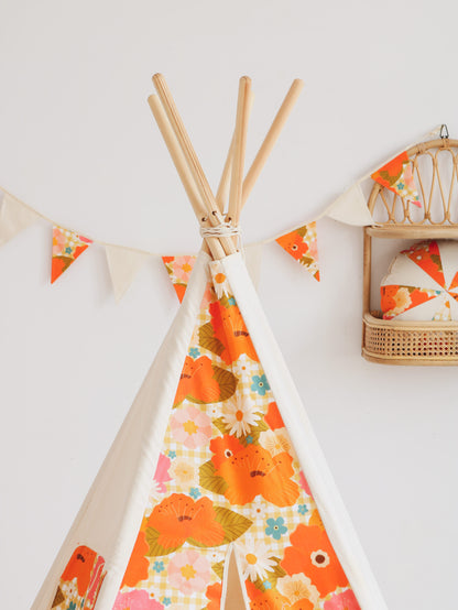 Tipi "Picknick met bloemen" MOI MILI