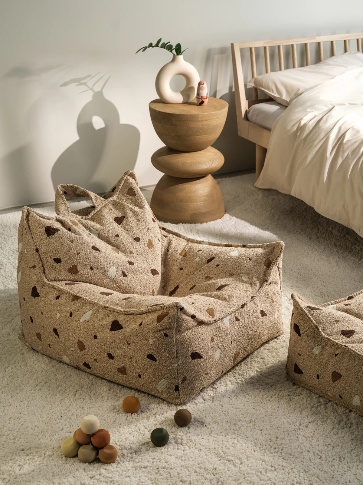 Poufs en teddy "Terrazzo" WIGIWAMA