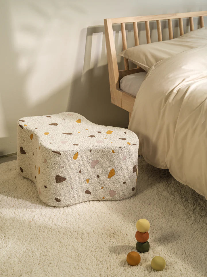 Pouf "nuage" en teddy "Terrazzo" - WIGIWAMA