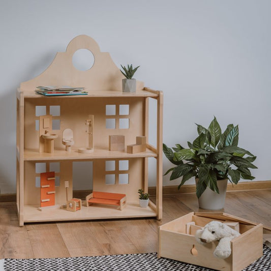 Maison de poupée Montessori transformable Mimi WOODJOY