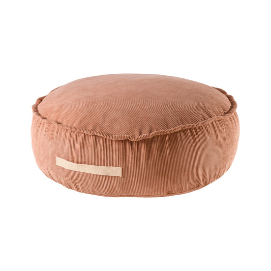 Pouf rond en velours côtelé MEOWBABY