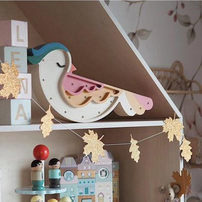 ROOMGAGA wooden bird lamp