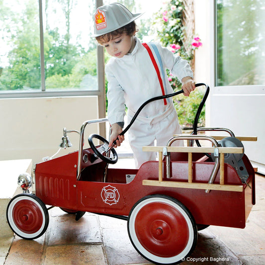 Camion de pompier à pédales BAGHERA (3-6 ans)