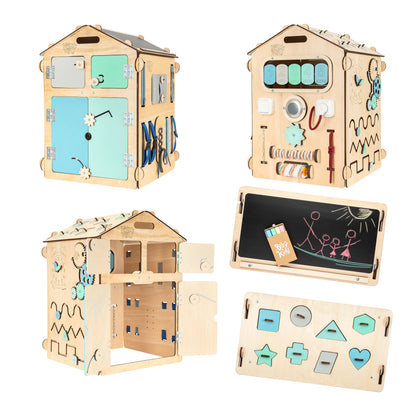 Maisonnette d'activité bois BUSYKIDS