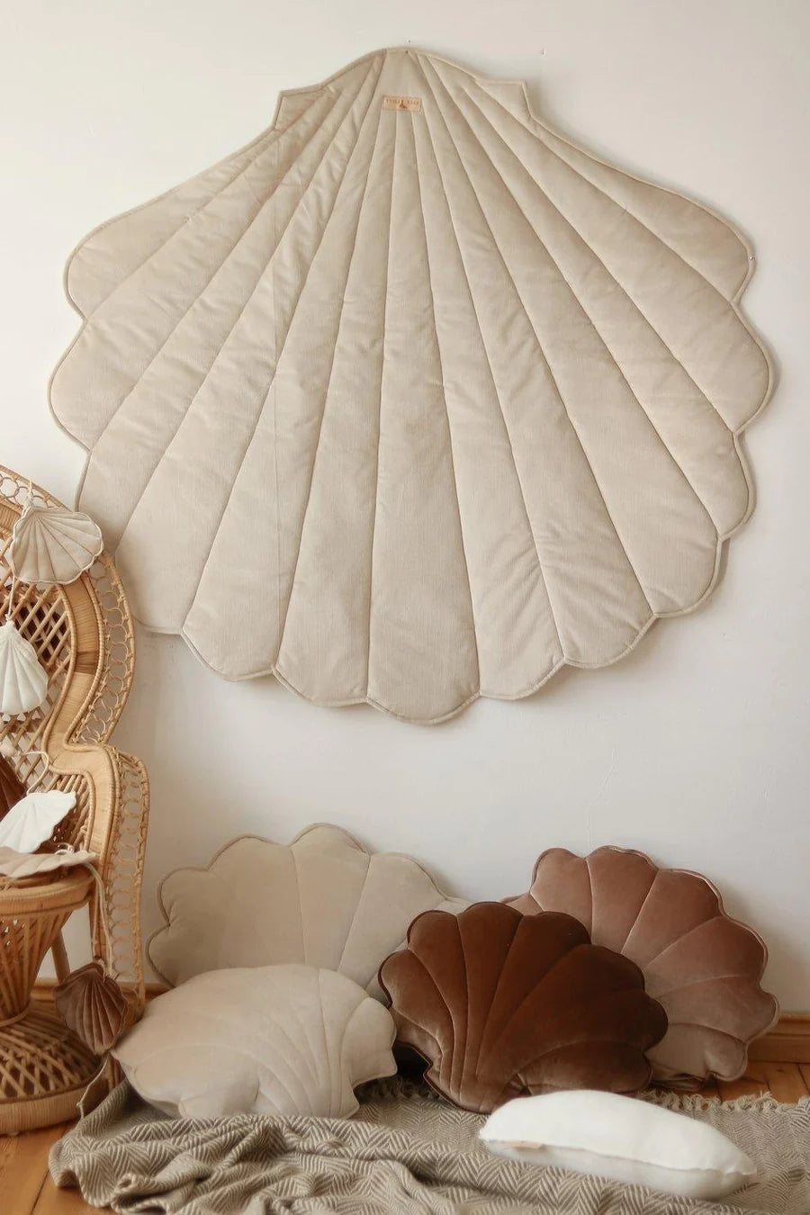 “Shell” velvet rug MOI MILI