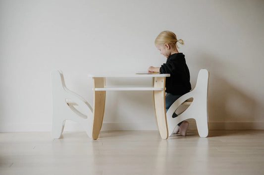 Ensemble table et chaises montessori "Zoé"
