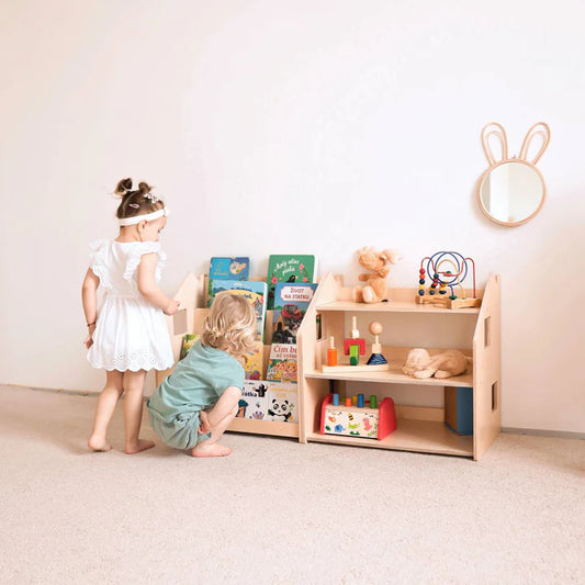 BUSYKIDS Montessori bookcase and shelf