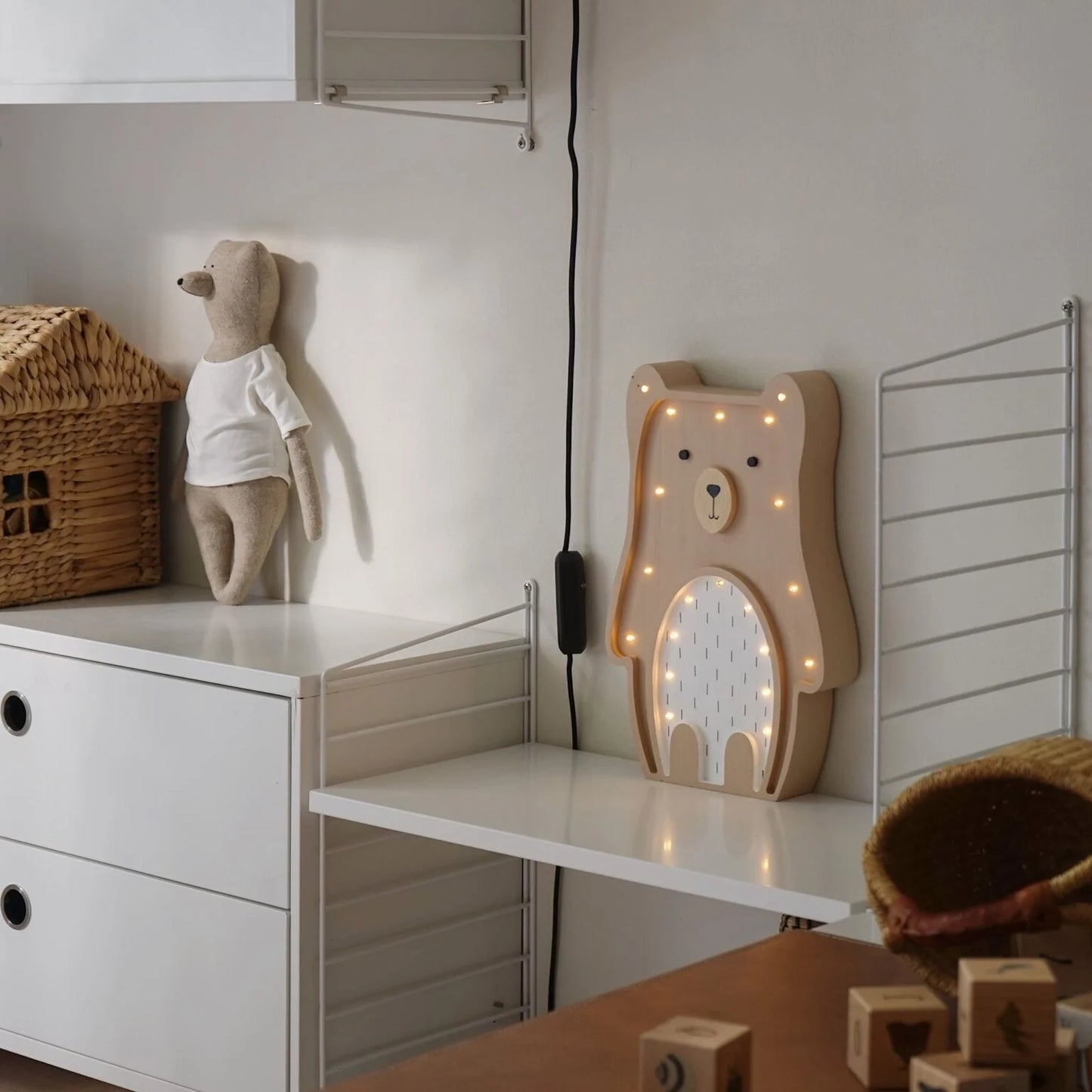 ROOMGAGA houten beerlamp